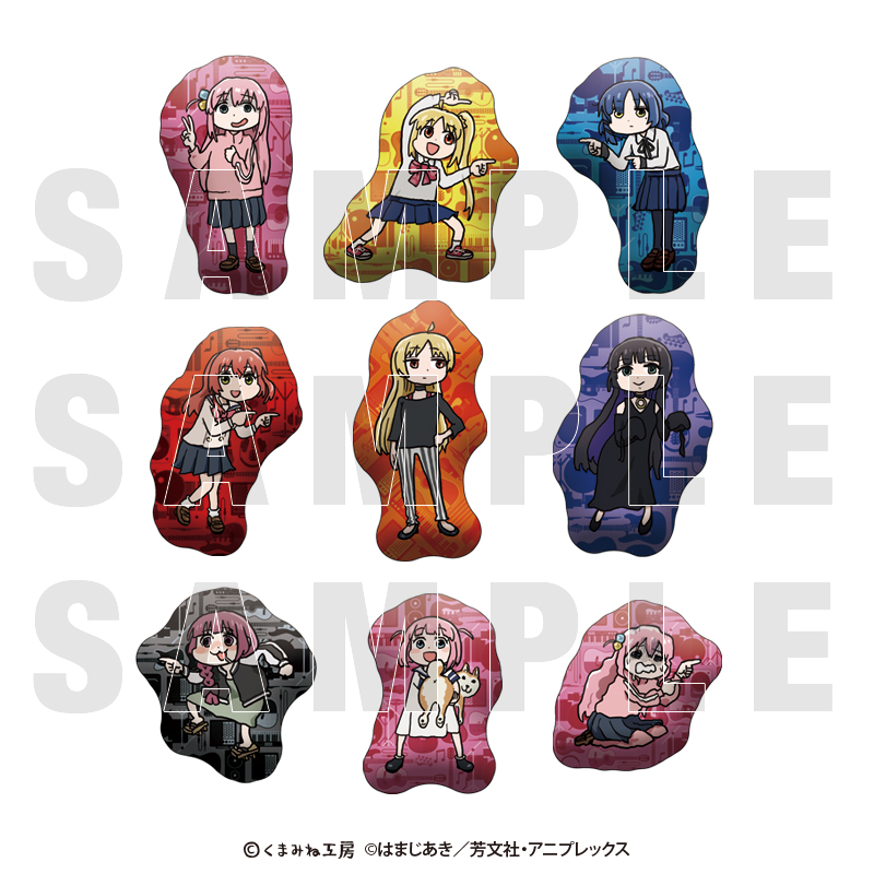 ぼっち・ざ・ろっく！×くまみね_ダイカットクッション ふたりと