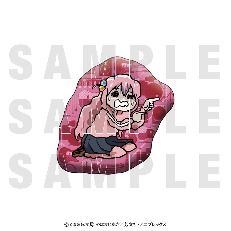 ぼっち・ざ・ろっく！×くまみね_ダイカットクッション 後藤 ひとり 焦りver.