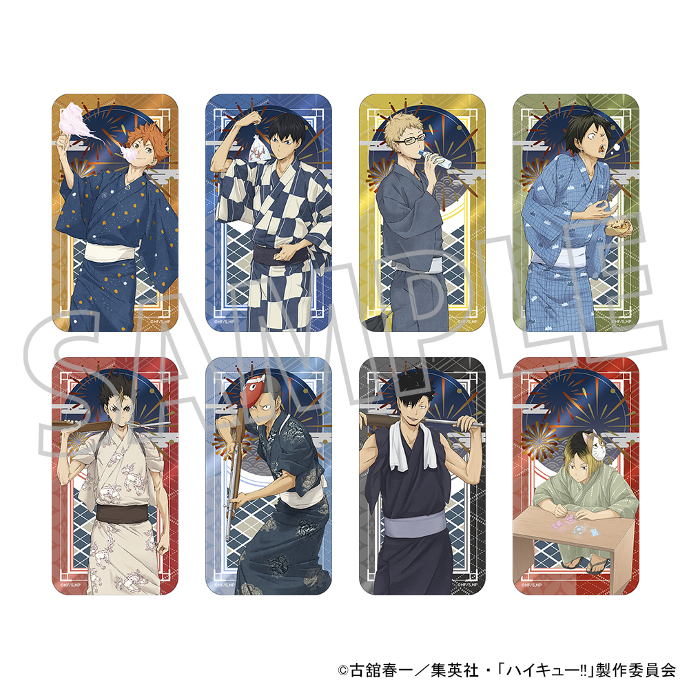 新品/公式】ハイキュー!! トレーディングBIG缶バッジ -浴衣