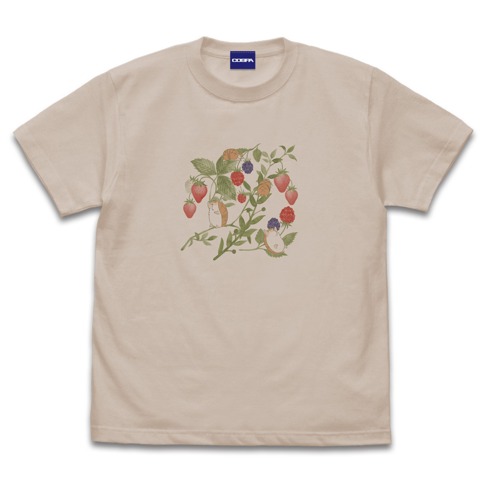 吸血鬼すぐ死ぬ２_Lサイズ_ジョンと木の実 Tシャツ/SAND BEIGE-