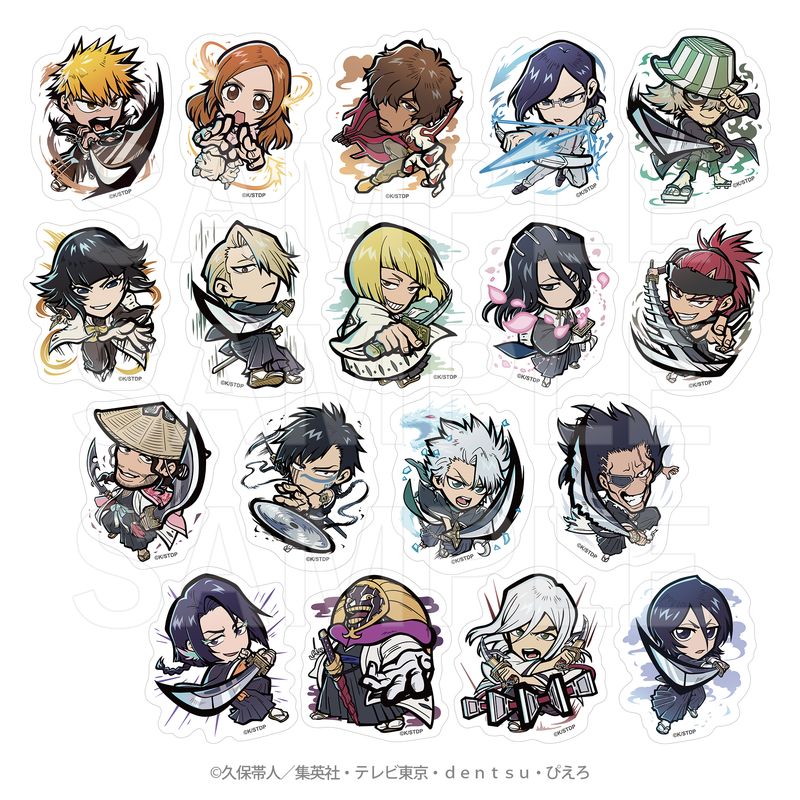BLEACH 千年血戦篇_イートゥーン ダイカットステッカーセット(18枚入り