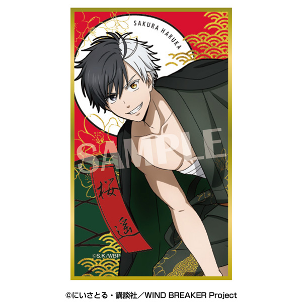 WIND BREAKER 華絵札 梅宮一 まとめ売り WIND BREAKER_華絵札色紙コレクション【コンプリートBOX/ 12