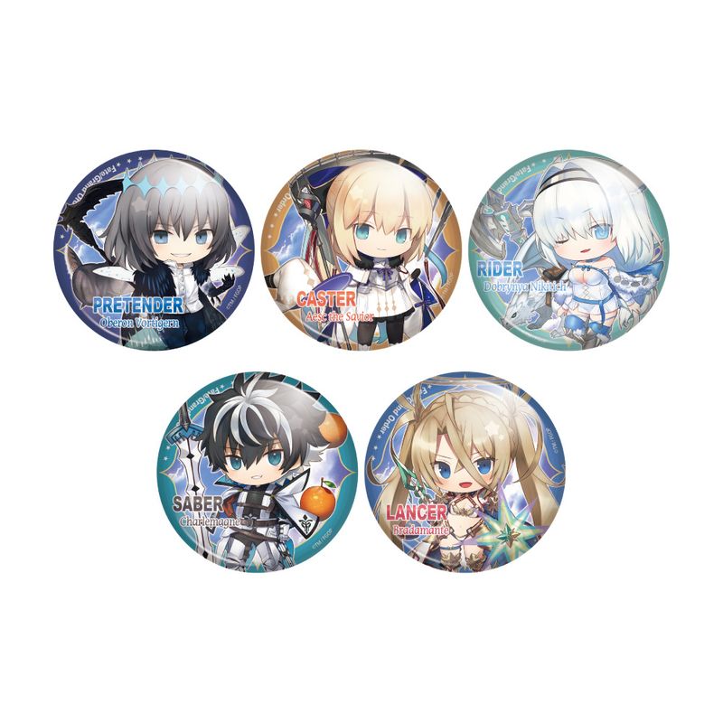 fate zero 缶バッジ　キャスター Fate/Grand Order_きゃらとりあ缶 Vol.15 BOX【コンプリートBOX／10個
