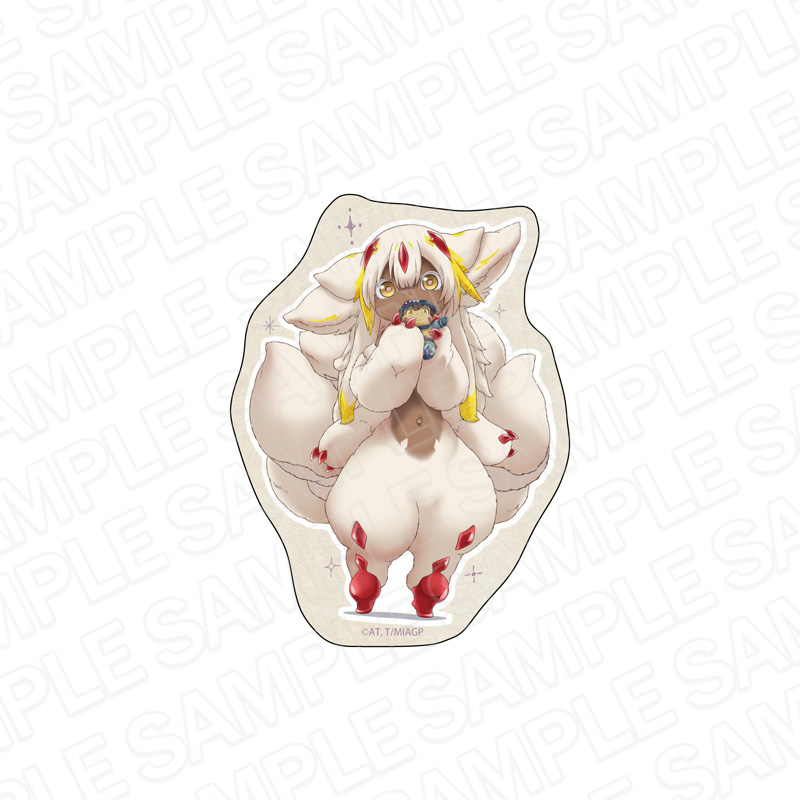 メイドインアビス 烈日の黄金郷_ダイカットステッカー ファプタ ぬいと一緒 ver.