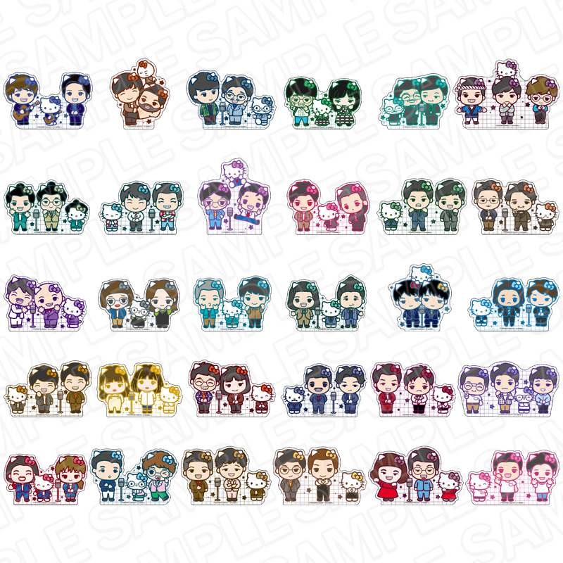 ヨシモト∞ホール×ハローキティ_ダイカットステッカーコレクション(ブラインド)　デフォルメ ver.