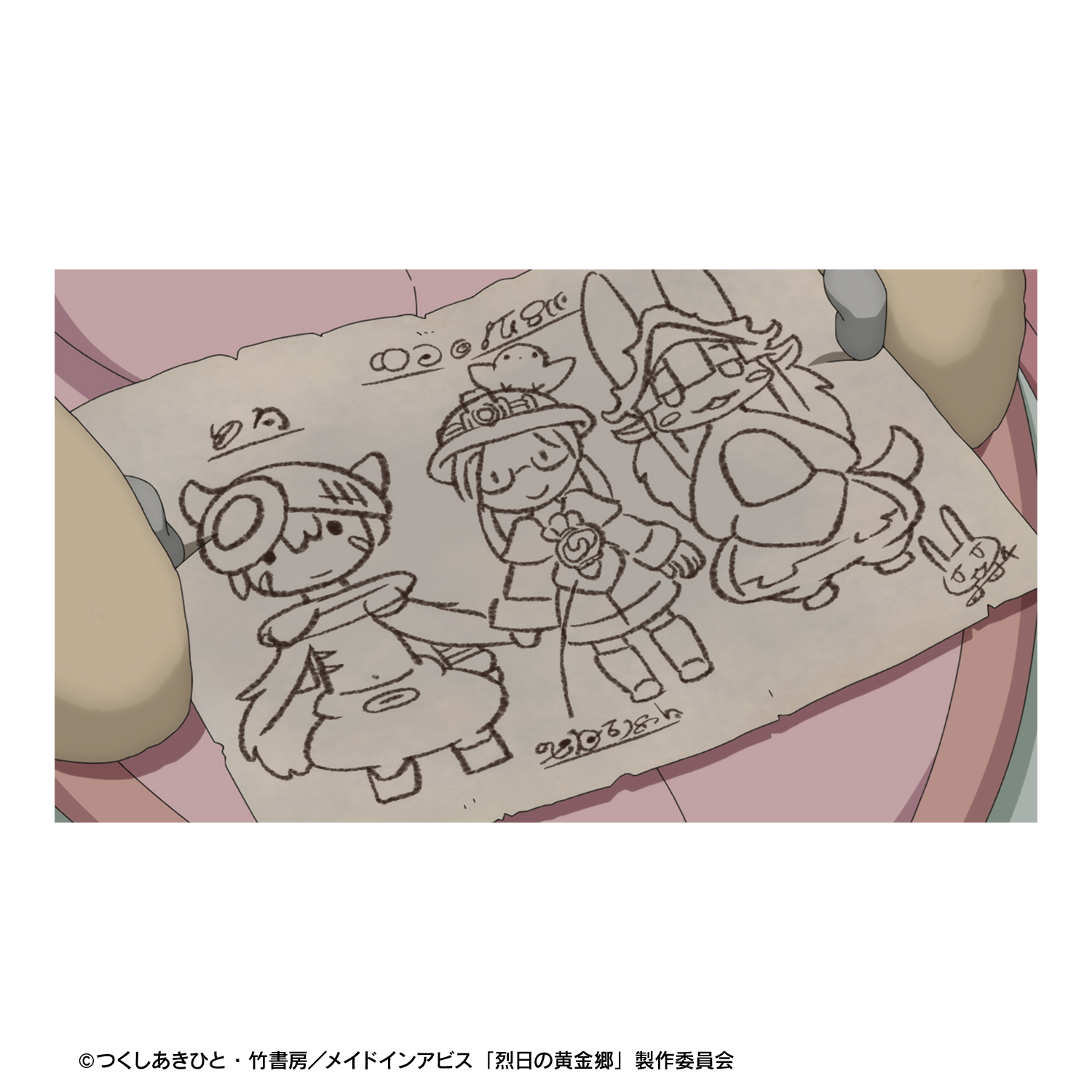 メイドインアビス 烈日の黄金郷_ナナチの描いた絵 BIGジップ