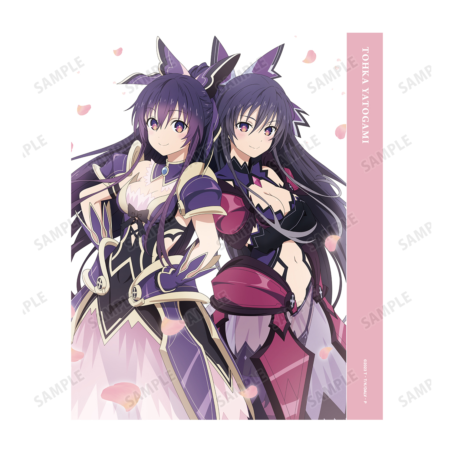 デート・ア・ライブV_夜刀神十香 カレンダーイラストキャンバスボード