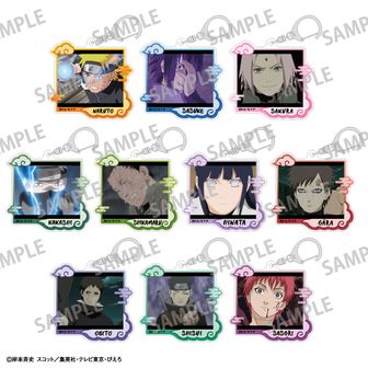 【美品】NARUTO-ナルト-アクリルキーホルダーコレクション プレイバック６種 NARUTO-ナルト-疾風伝 アクリルキーホルダー -忍の軌跡- 株式