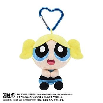 パワーパフガールズ_カラビナ付きぷりぬいマスコット バブルス