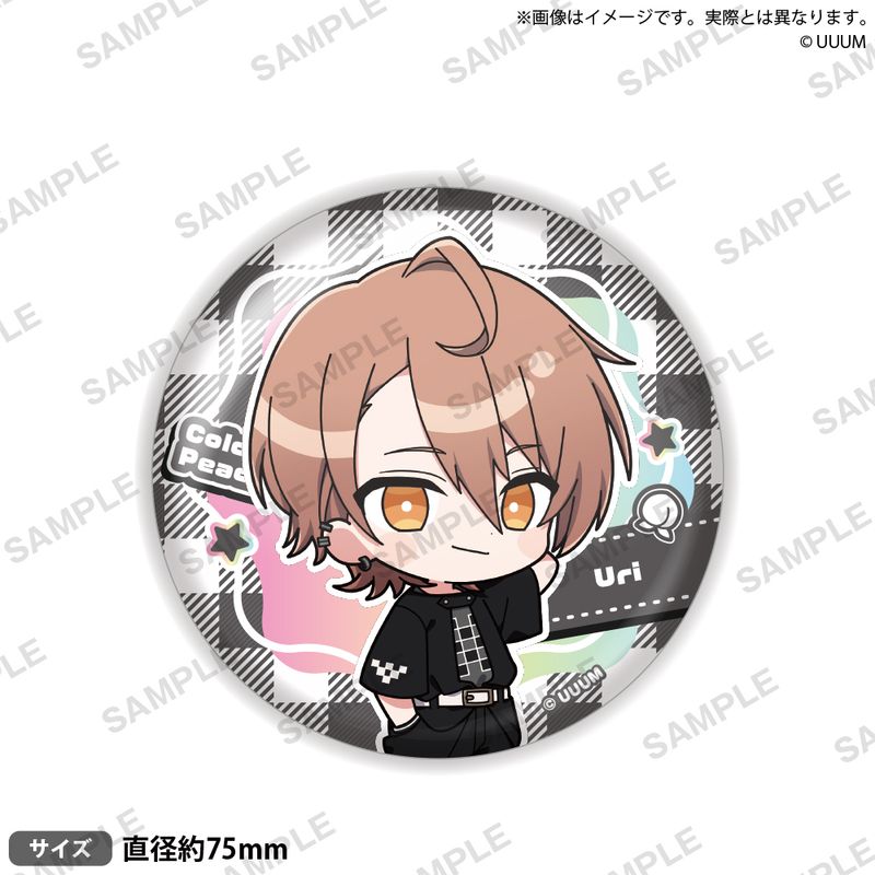 カラフルピーチ　うりさん　缶バッジ　トレカ　その他グッズ カラフルピーチ うりさん 缶バッジ8個セット - メルカリ