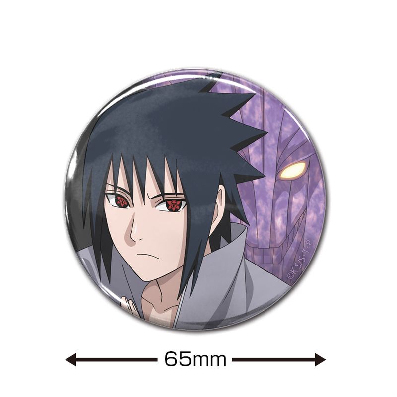 NARUTO-ナルト- 疾風伝_描き下ろし うちはサスケ 65mm缶バッジ
