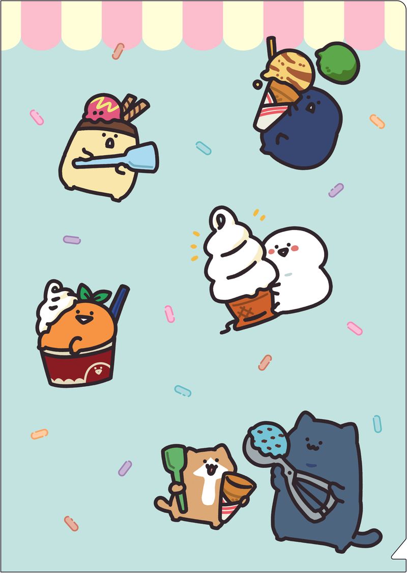 お文具といっしょ_クリアファイル／A | お文具といっしょ公式グッズ 