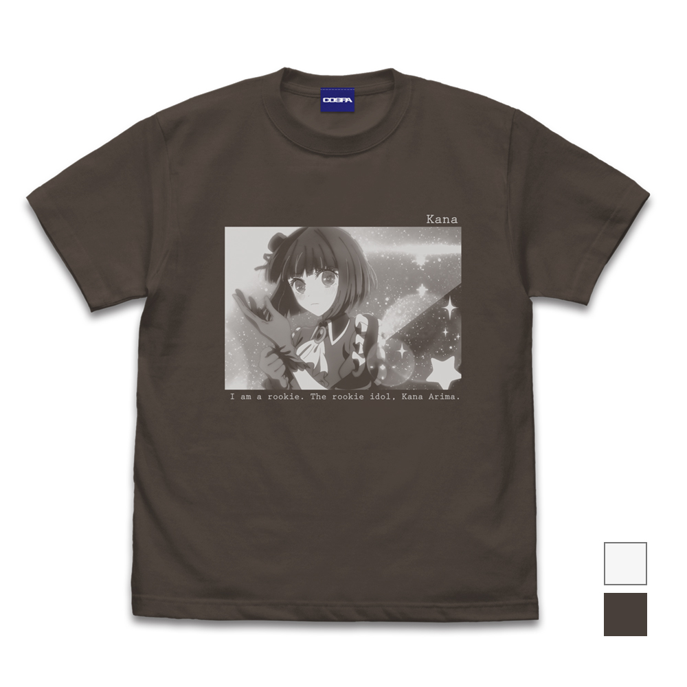 【OSHI NO KO】AI TEE / CHARCOAL XL size OSHI NO KO】AI TEE / CHARCOAL XL size