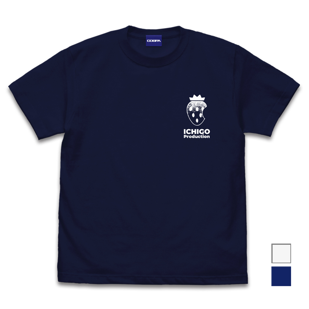 【推しの子】_Mサイズ_苺プロ Tシャツ/NAVY-