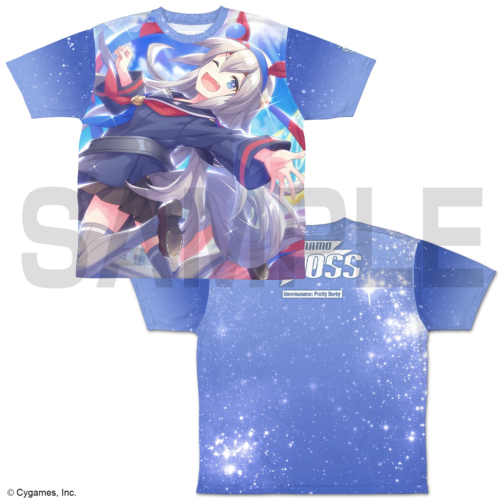 ウマ娘 プリティーダービー_XLサイズ_タマモクロス 両面フルグラフィックTシャツ