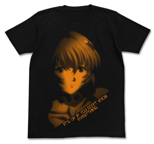 エヴァンゲリオン_Sサイズ_綾波グラフィックTシャツ/BLACK