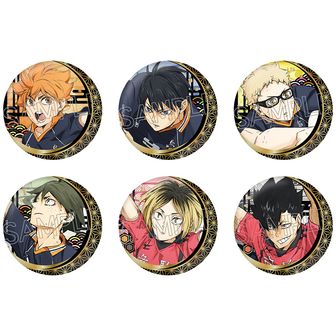 ハイキュー　フルカラー 箔押し　缶バッジ　遠征　ユニフォーム　1BOX eihc ハイキュー!! 切り絵 シリーズ 箔押し和紙缶バッジ BOX グッズ