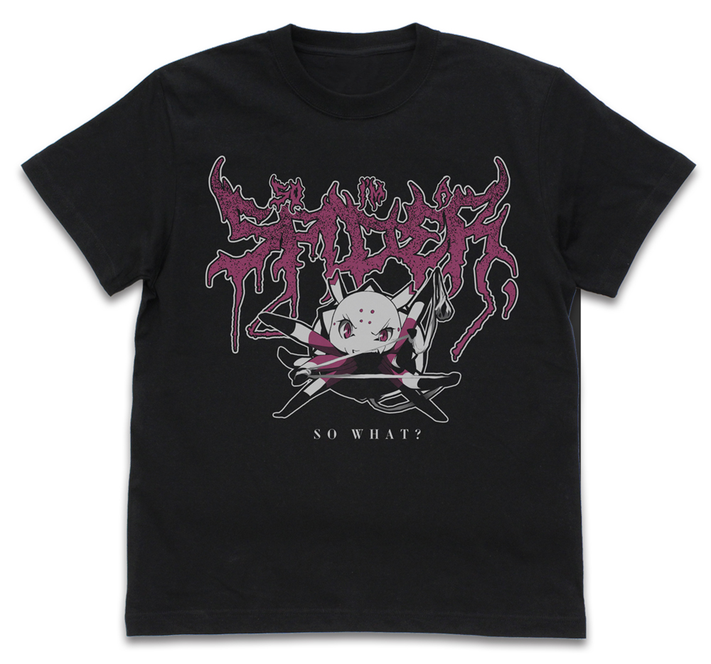 蜘蛛ですが、なにか？_XLサイズ_蜘蛛ですが、なにか? Tシャツ/BLACK