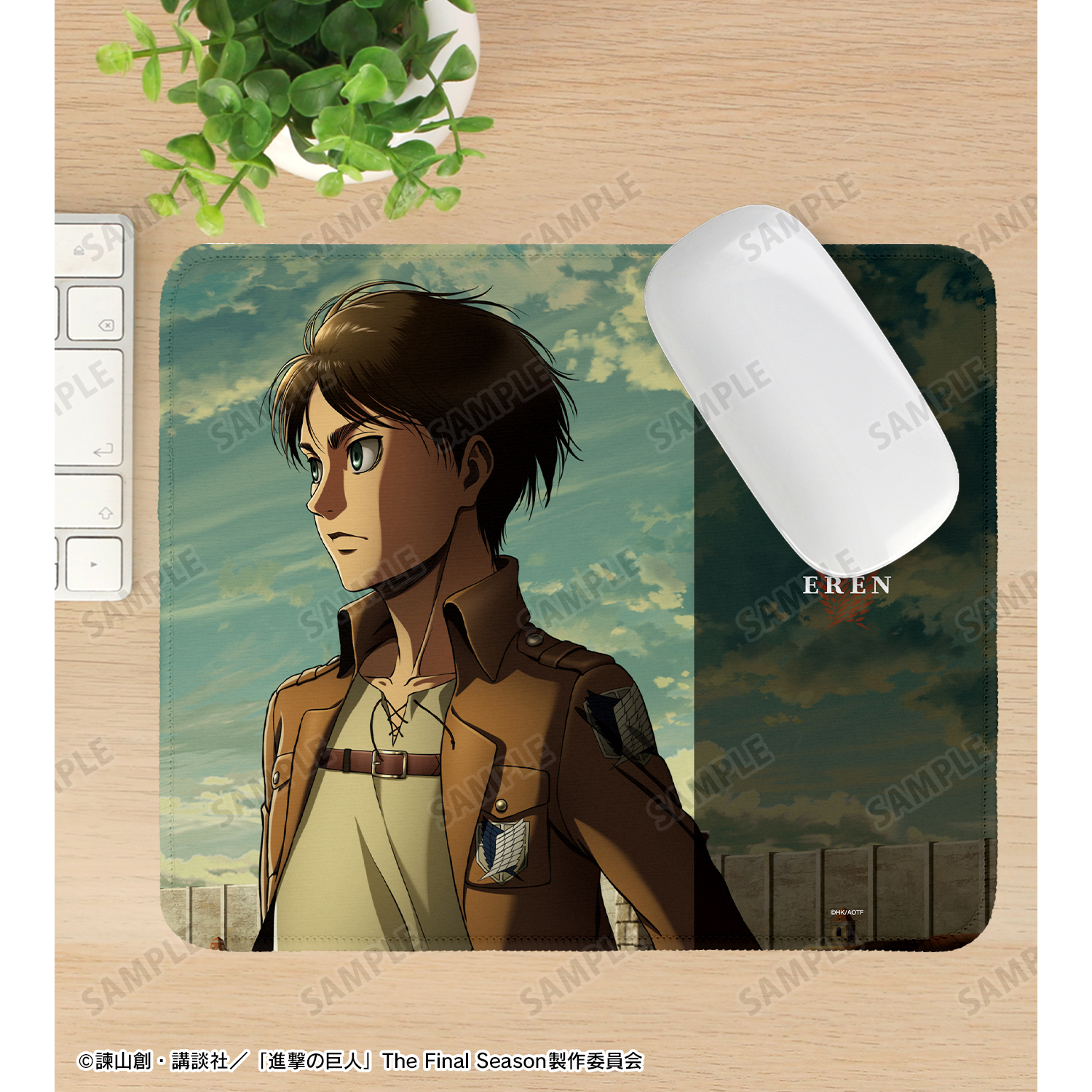 未使用品　進撃の巨人　peaceful days マウスパッド　リヴァイ兵長 未使用品 進撃の巨人 peaceful days マウスパッド リヴァイ兵長