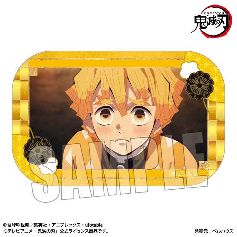 鬼滅の刃　台湾　我妻善逸　缶バッジ　アニカフェ 楽天市場】テレビアニメ 鬼滅の刃 遊郭編 コラボレーションカフェ 32mm