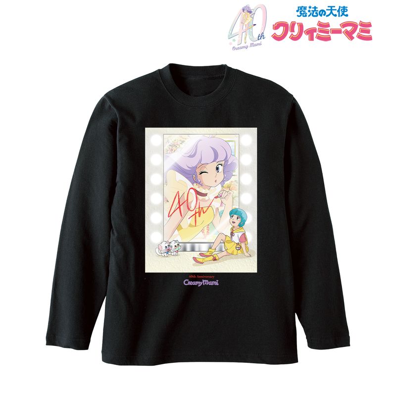 【未使用】魔法の天使 クリィミーマミ Tシャツ ブラック 森沢優 Lサイズ 魔法の天使クリィミーマミ_(サイズ/L)_40周年イラスト クリィミーマミ