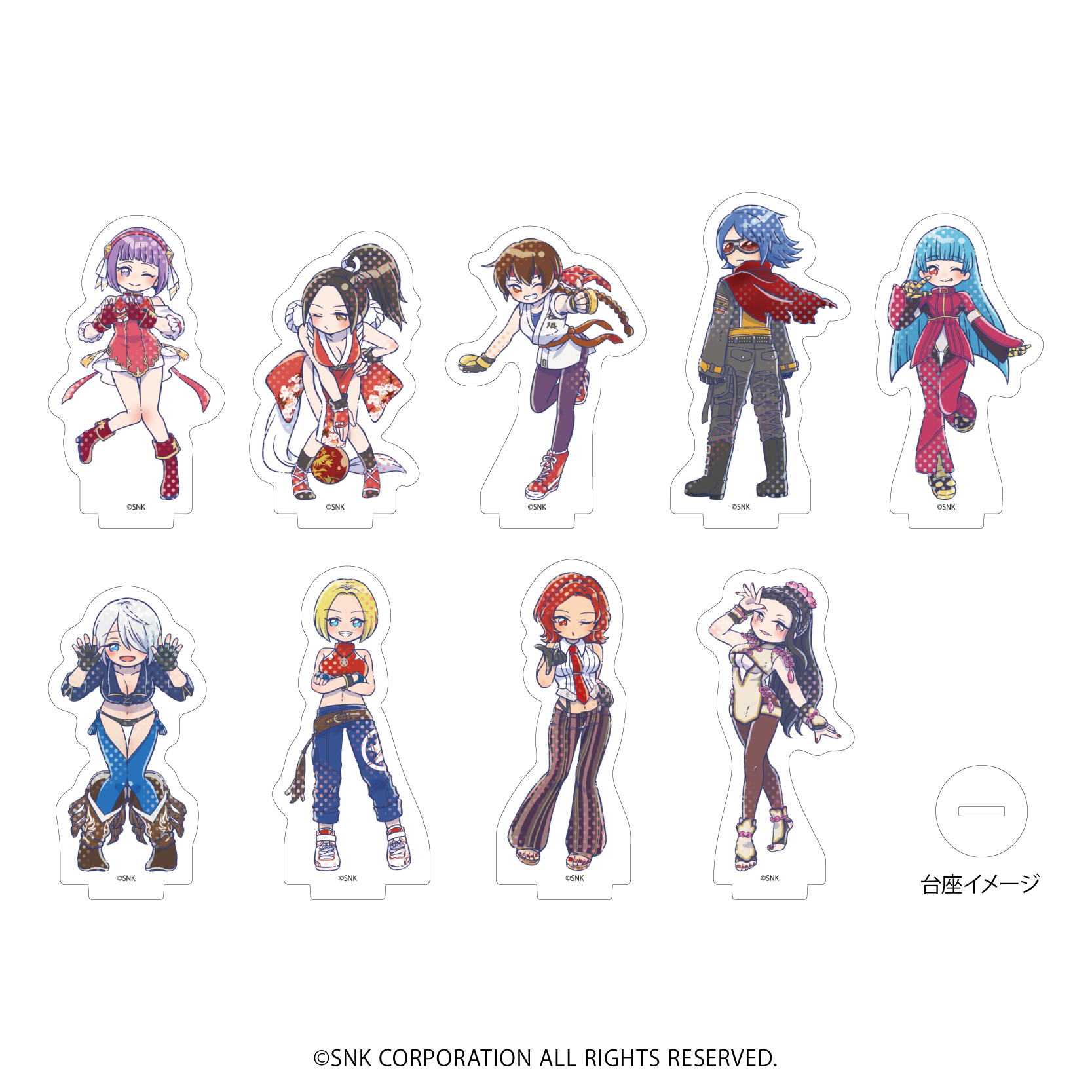 THE KING OF FIGHTERS XV_アクリルぷちスタンド07/BOX(全9種)(POP Art