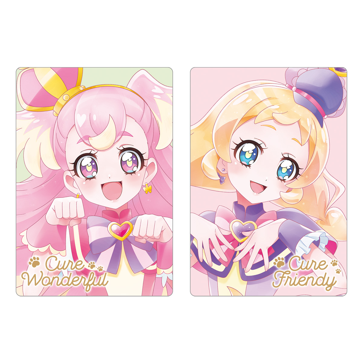 プリキュア　ウエハース　10・11 わんだふるぷりきゅあ！コンプリートセット 箔押し仕様] No.16 わんだふるぷりきゅあ！ (SSR) 】プリキュア