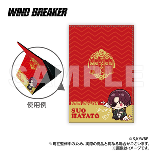 WIND BREAKER Leather Folding Mirror - Su Fang Jun Fei (Puchi Kyun Series) [Colleize Pre-Order Item]