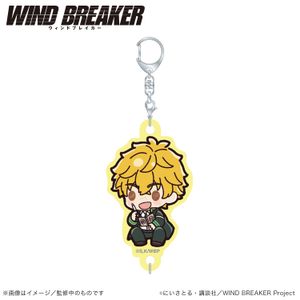WIND BREAKER_Connectable Acrylic Keychain_Akihiko Nirei (Puchi Kyun Series) [Colleize Pre-order Item]