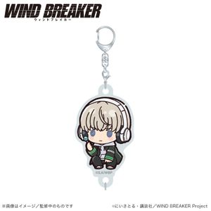 WIND BREAKER_Connectable Acrylic Keychain_Kaji Ren (Puchi Kyun Series) [Colleize Pre-order Item]