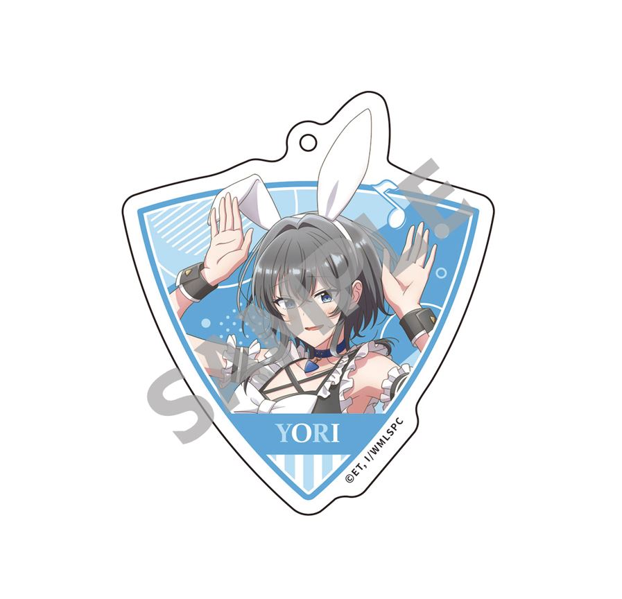 ささやくように恋を唄う_描き下ろしアクリルキーホルダー【バニーガールver.】②朝凪依