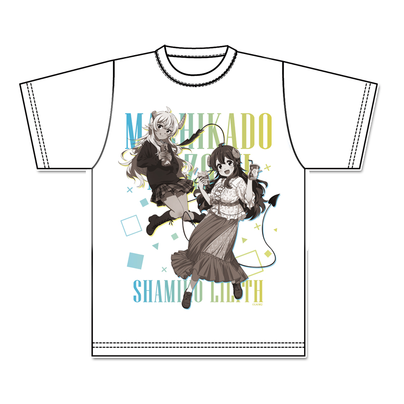 まちカドまぞく 2丁目_(フリーサイズ)_描き下ろしグラフィックTシャツ【シャドウミストレス優子＆リリス】