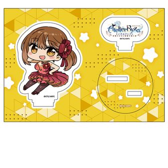 アトリエシリーズ　ライザのアトリエ　ライザ　ホロ　缶バッジ　アクスタ　9点セット アトリエ』ライザ、ソフィー、レスナの等身大パネルがくじの景品