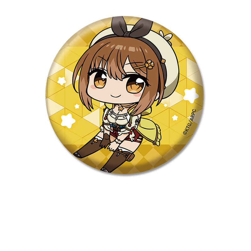ライザのアトリエ ?常闇の女王と秘密の隠れ家?_ぺたん娘缶バッジ ライザ?	