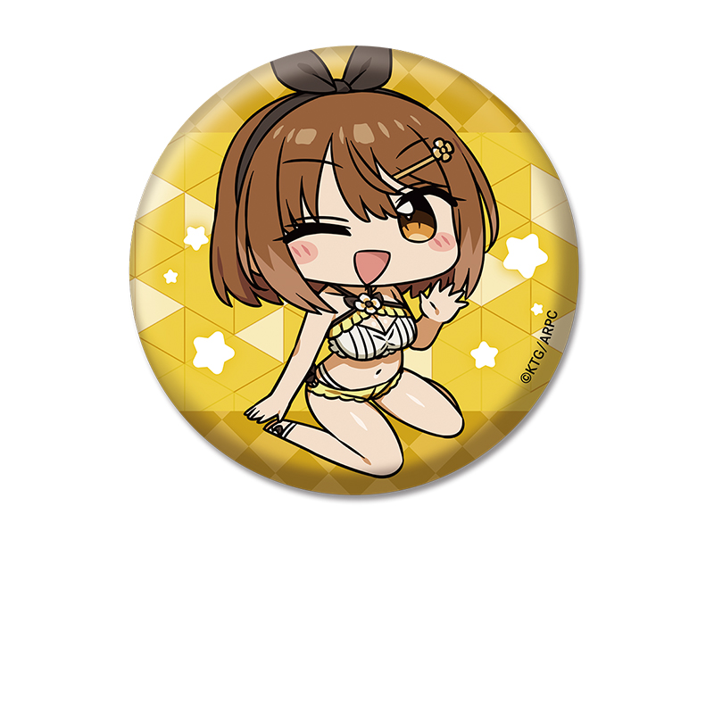 ライザのアトリエ ?常闇の女王と秘密の隠れ家?_ぺたん娘缶バッジ ライザ?	