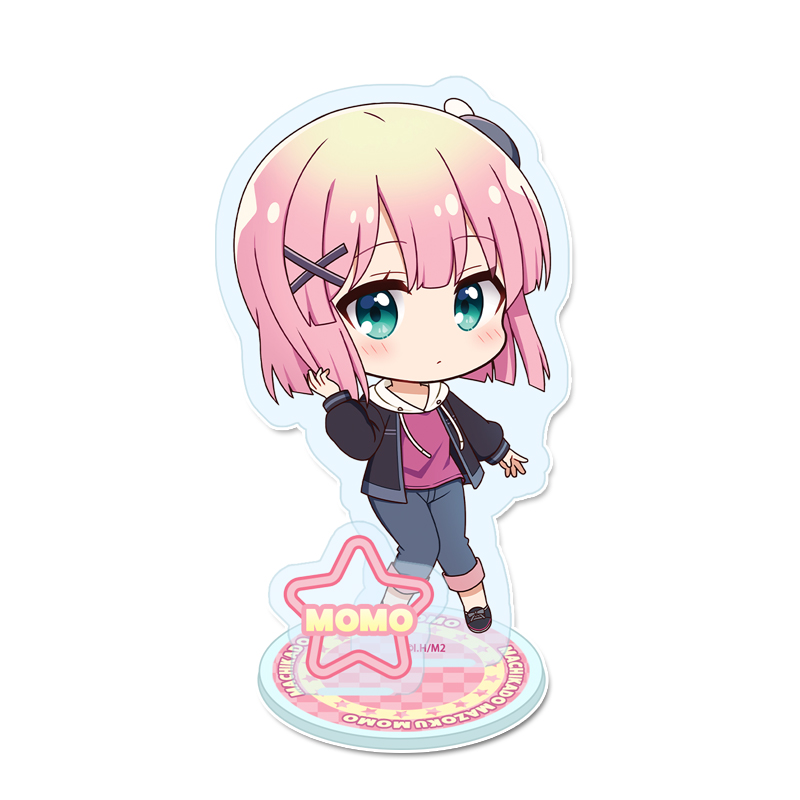 まちカドまぞく 2丁目_ぷちちょこアクリルスタンド【桃】