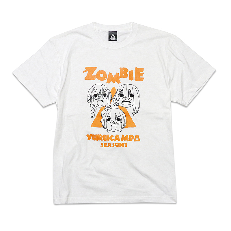 ゆるキャン△ SEASON3_Lサイズ_ZOMBIE Tシャツ ホワイト 