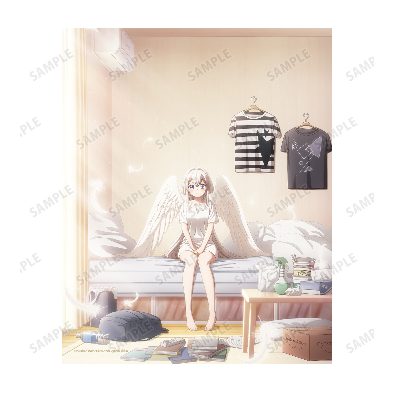 ☆【未使用】「ワンルーム、日当たり普通、天使つき。」キャンバスボード TVアニメ「ワンルーム、日当たり普通、天使つき。」 - 描き