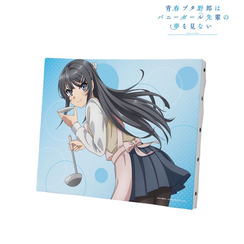 青春ブタ野郎はバニーガール先輩の夢を見ない直筆サイン入りキャンバスアート値下げ可 青春ブタ野郎はバニーガール先輩の夢を見ない_桜島麻衣 キャンバス