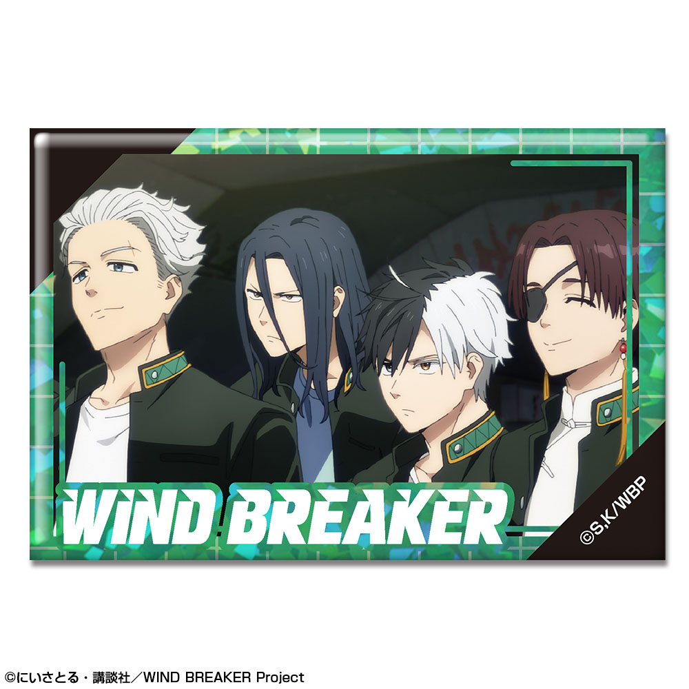 WIND BREAKER_ホログラム缶バッジ デザイン29(集合/A)