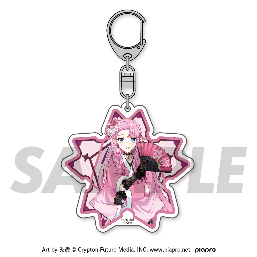 ピアプロキャラクターズ?ジャパンクスタイル?_芳香アクリルキーホルダー（巡音ルカ）