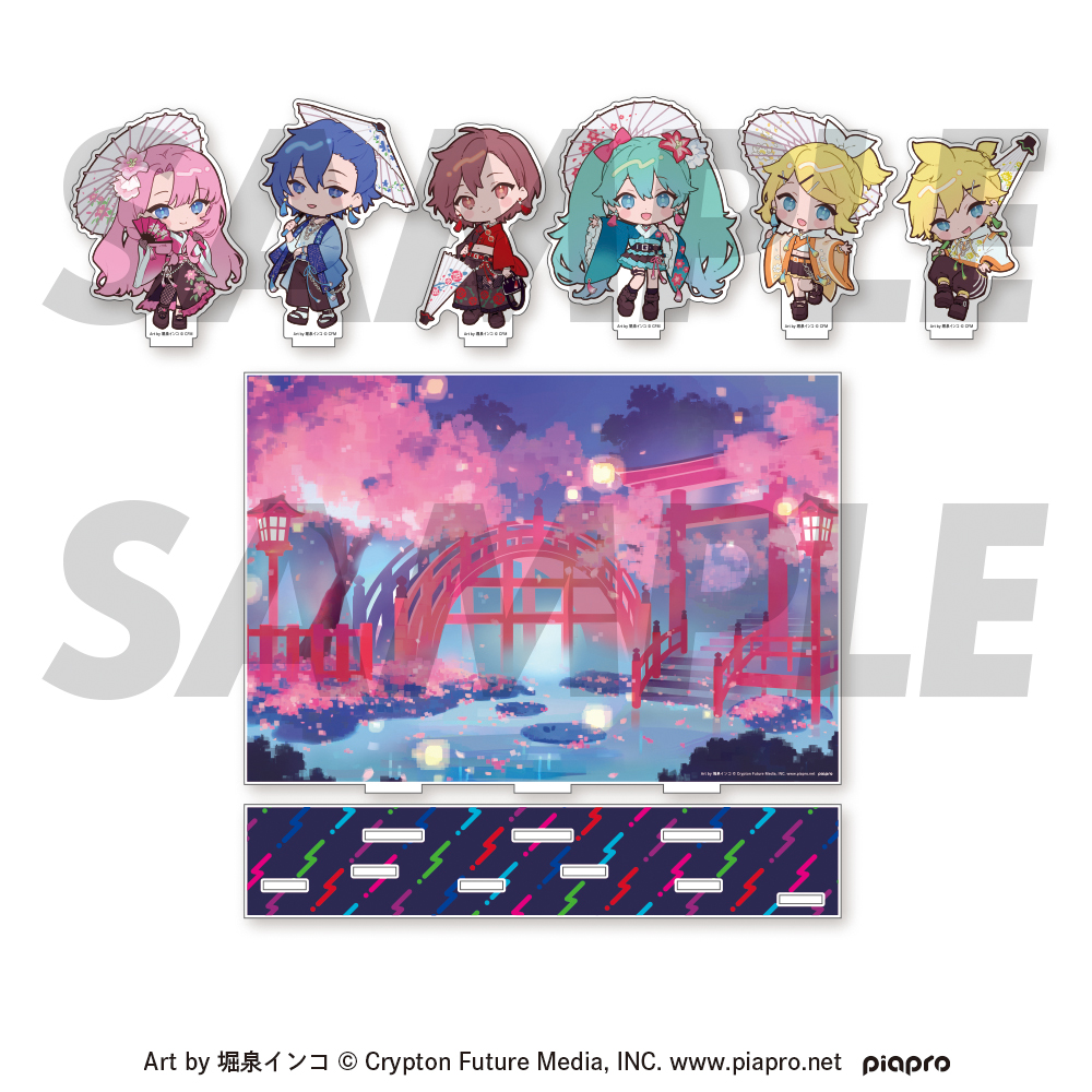 ピアプロキャラクターズ?ジャパンクスタイル?_アクリルジオラマパーツセット