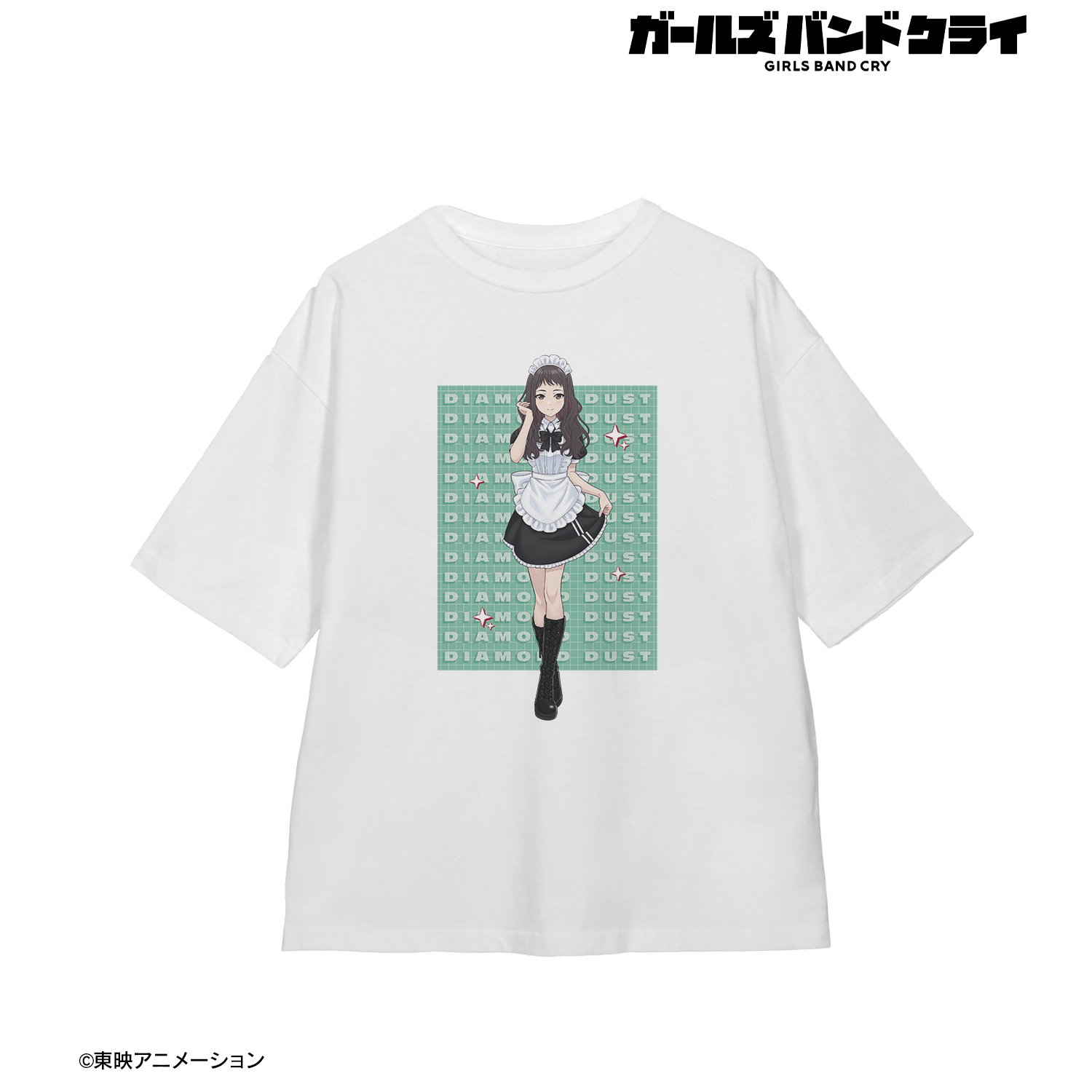 ガールズバンドクライ_(サイズ/S)_描き下ろし リン メイド風ver. BIGシルエットTシャツユニセックス