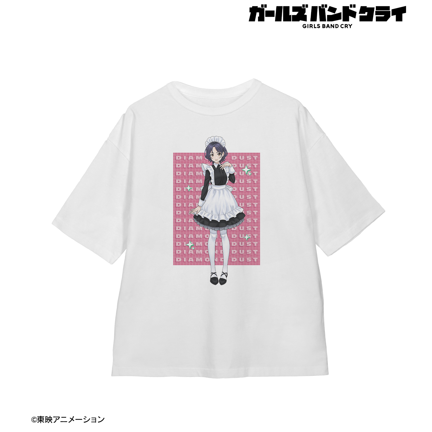 ガールズバンドクライ_(サイズ/S)_描き下ろし ナナ メイド風ver. BIGシルエットTシャツユニセックス