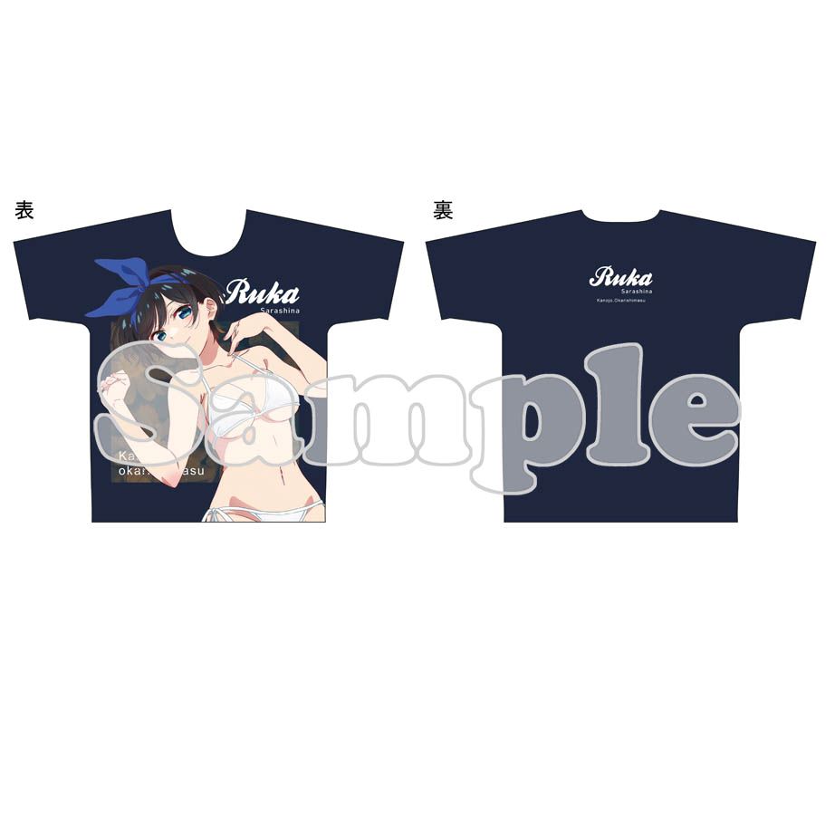 彼女、お借りします第3期_Mサイズ_フルグラフィックTシャツ 更科瑠夏