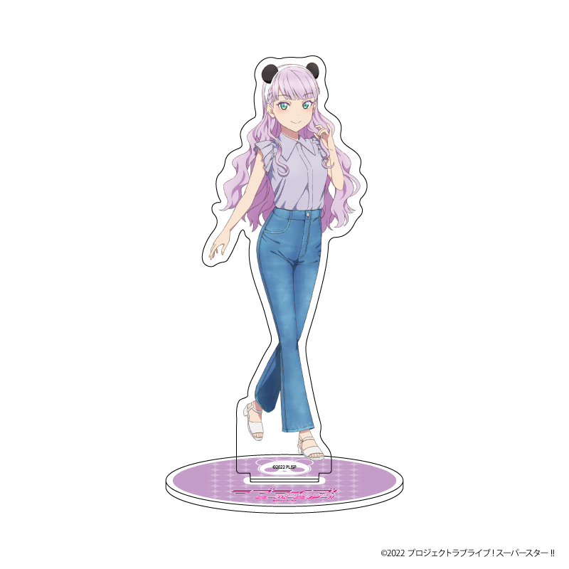 ラブライブ！スーパースター!!_アクリルスタンド10/ウィーン・マルガレーテ パンダver.(描き下ろしイラスト)