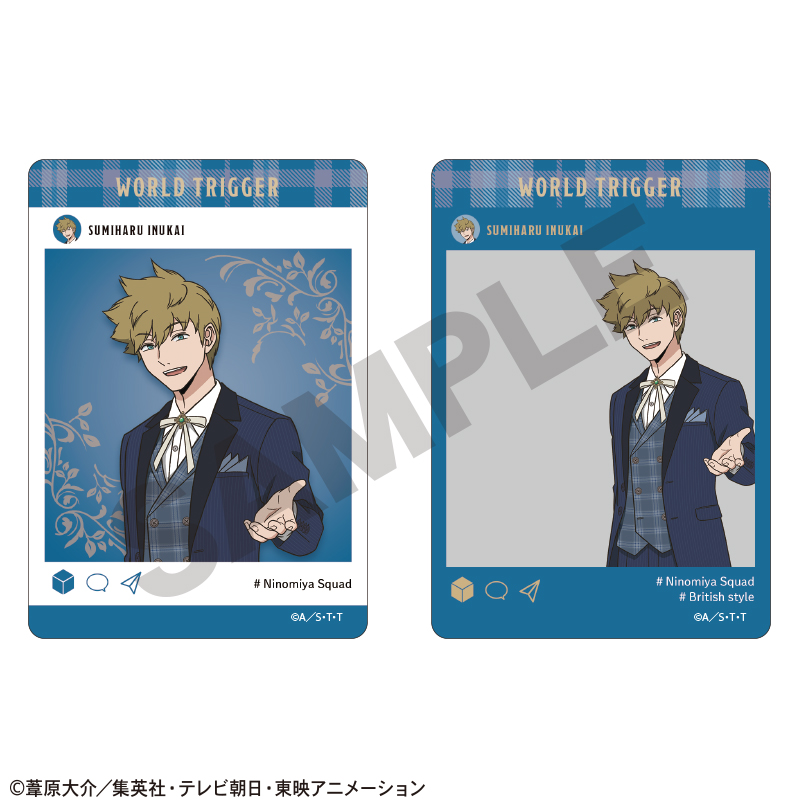 ワールドトリガー 英国風 缶バッジ パノラマイド ワールドトリガー_トレーディングパノラマイド 英国風第2弾