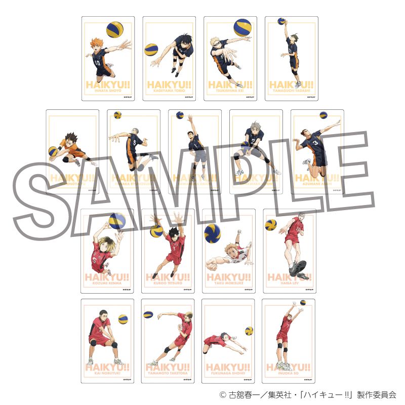 ハイキュー!!_トレーディングアクリルカード【BOX／17枚入り