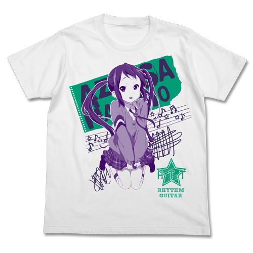 映画 けいおん!_Lサイズ_中野梓グラフィックTシャツ/WHITE