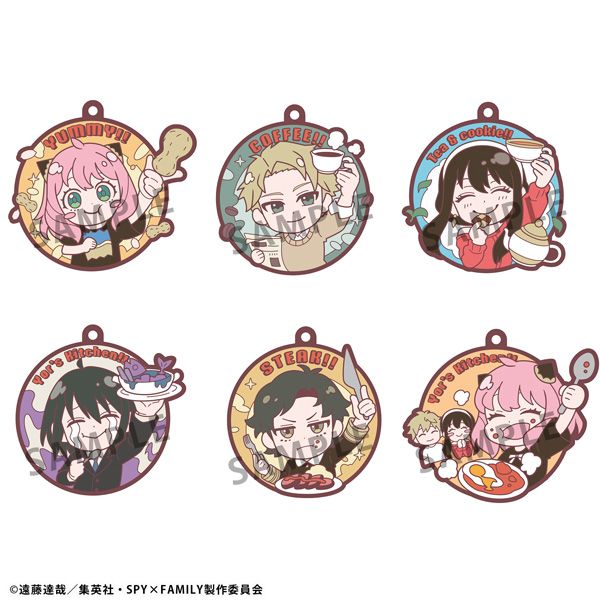 SPY×FAMILY_ラバーマスコット もぐもぐ SPY×FAMILY【BOX／6個入り